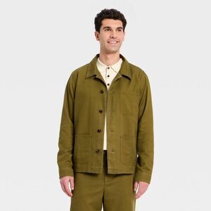 Open Box - Houston White -  Men's Chore Fashion Jacke Green